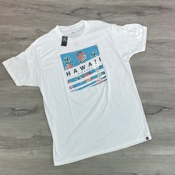 🔹 RIP CURL - HAWAII ZONE TEE SHIRT - Picture 1 of 5